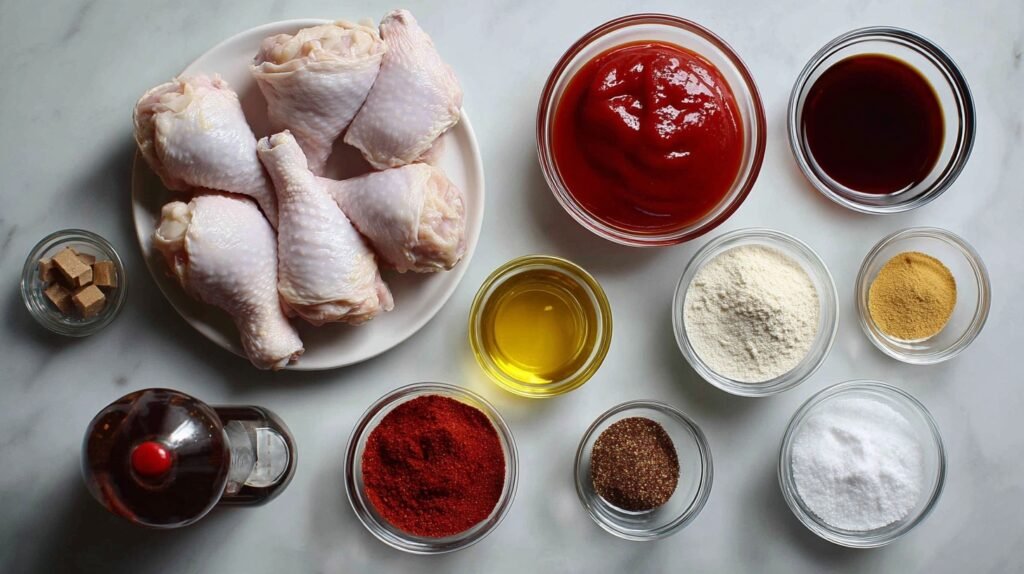 Baked BBQ Chicken Drumsticks 1