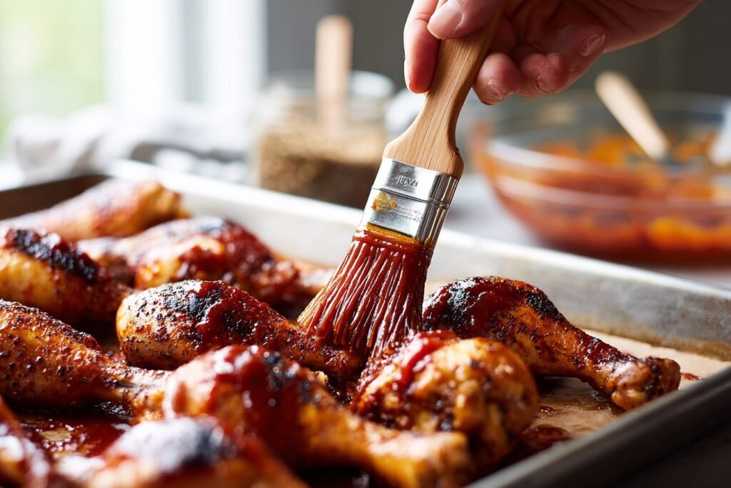 Baked BBQ Chicken Drumsticks 2