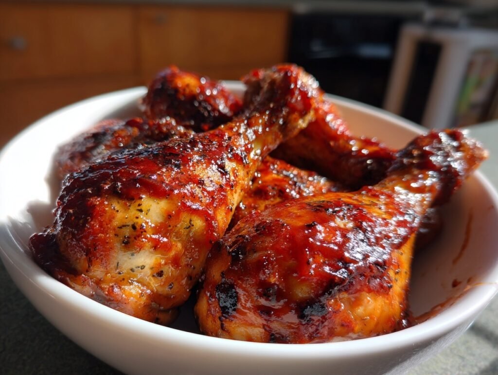 Baked BBQ Chicken Drumsticks 3