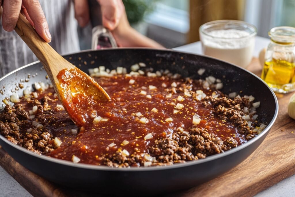 Cheeseburger Casserole 2
