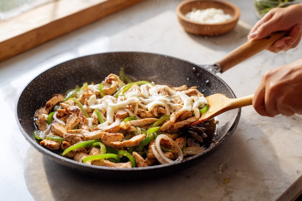 Easy Philly Chicken Cheesesteak Healthy 30-Min Recipe 2 Chicken Cheesesteak Recipe 2