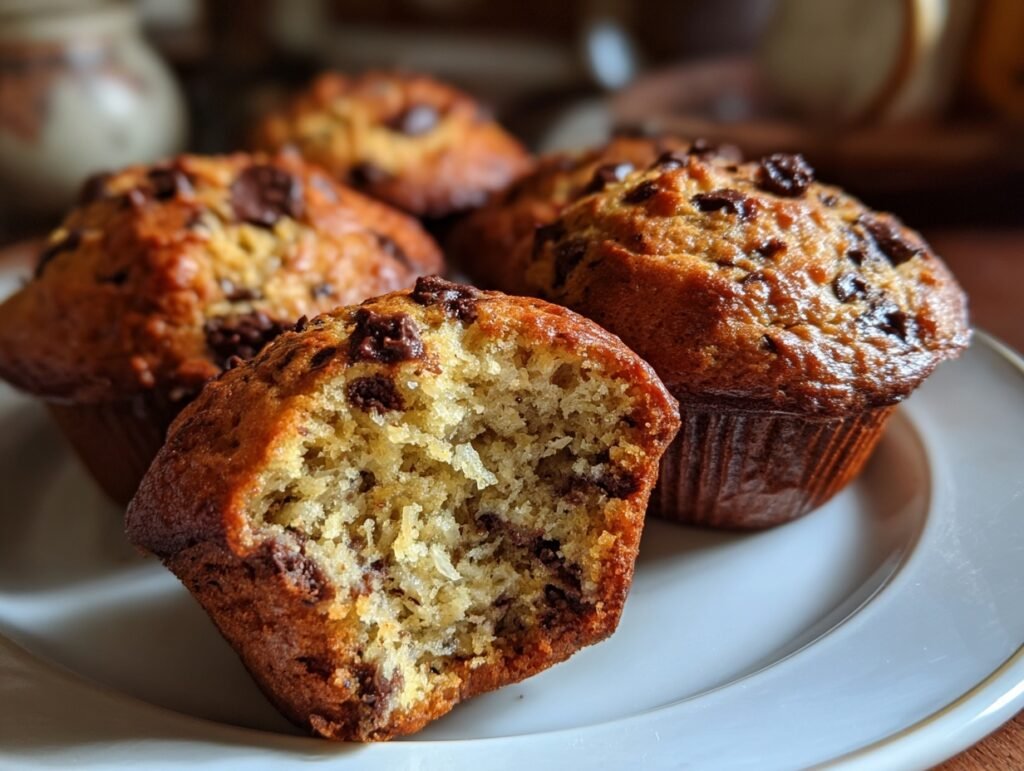 Chocolate Chip Banana Muffins