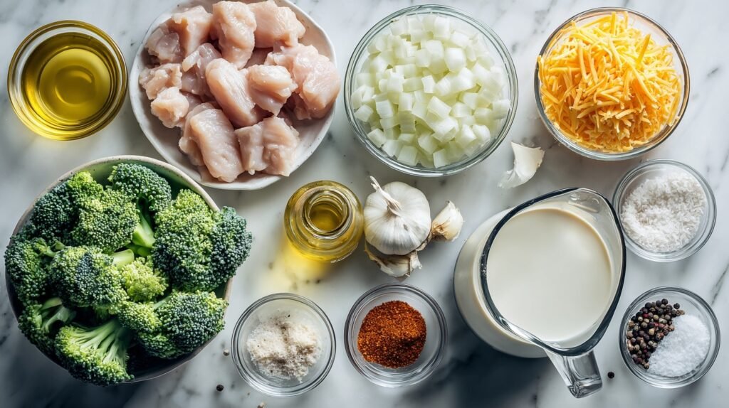 Creamy Chicken Broccoli Skillet 1