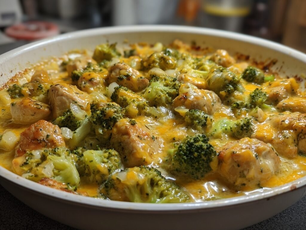 Creamy Chicken Broccoli Skillet