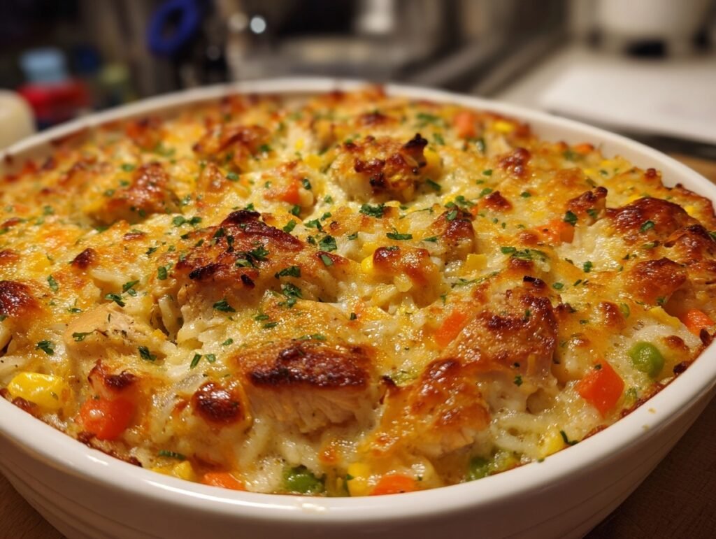 Creamy Chicken Rice Casserole 3