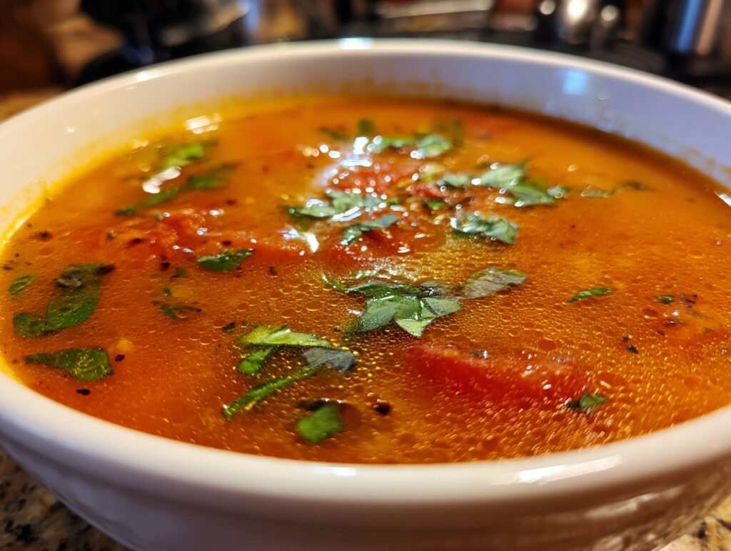 Easy Creamy Tomato Basil Soup Recipe Under 30 Min 3 Creamy Tomato Basil Soup 3