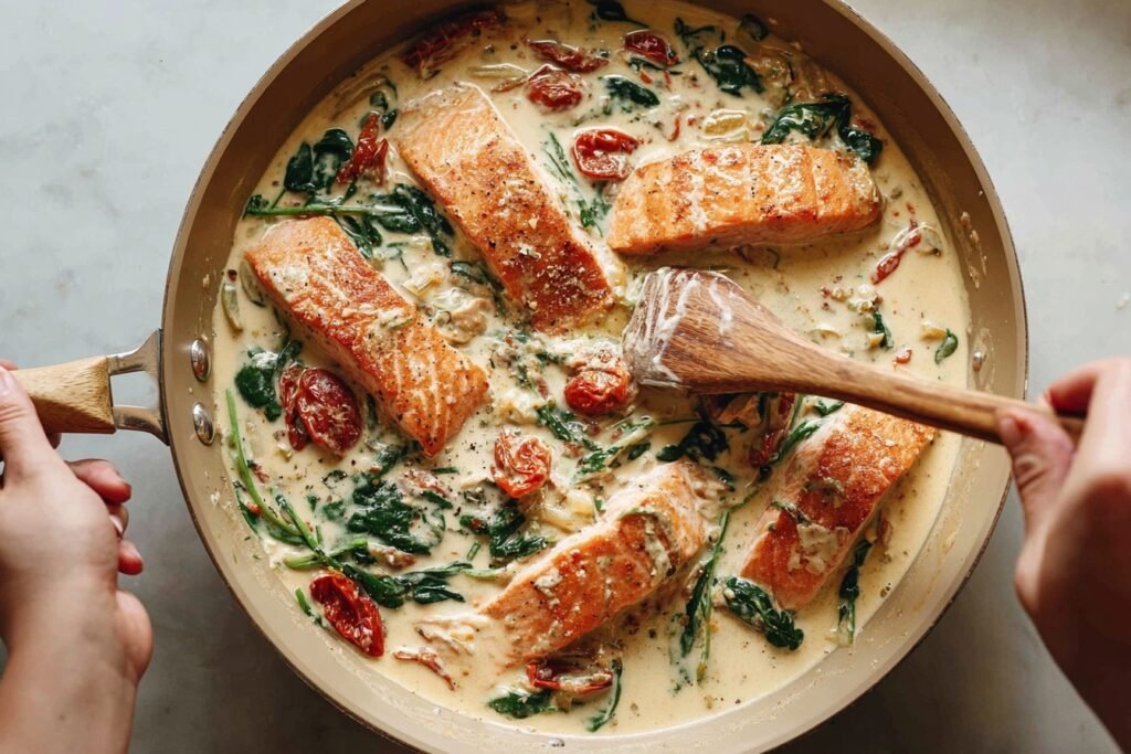 Creamy Tuscan Salmon 2