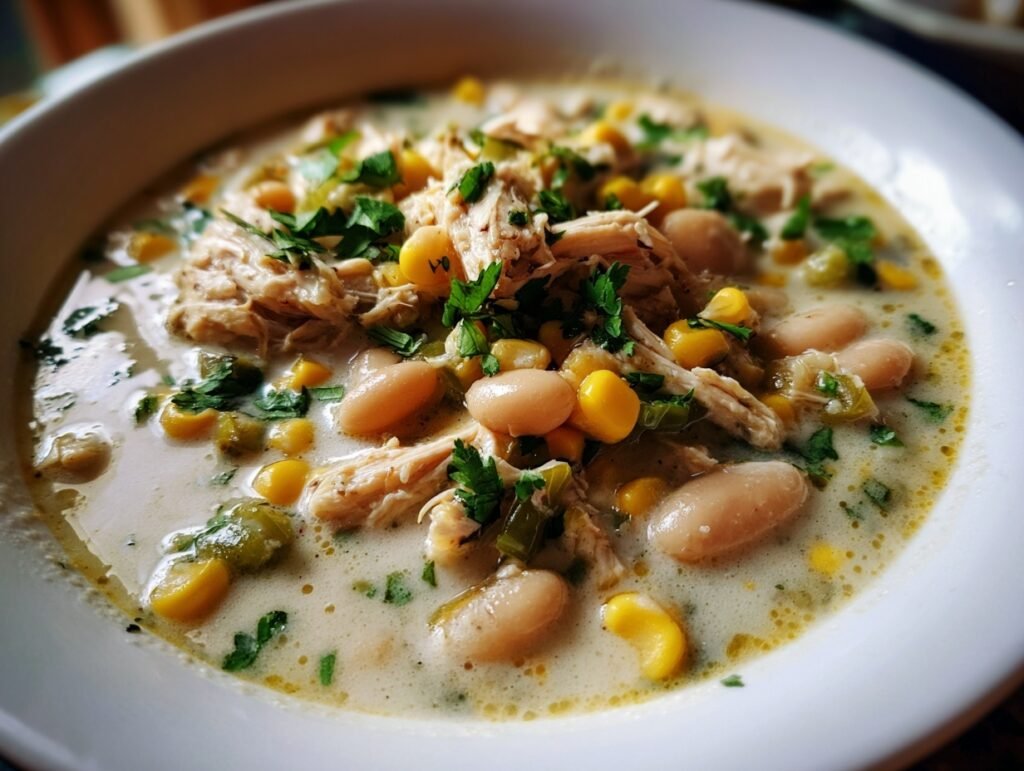 Creamy White Chicken Chili 3