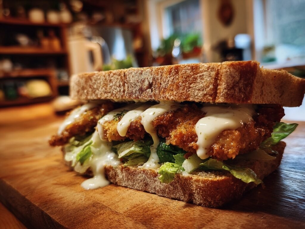 Crispy Chicken Caesar Sandwich 3