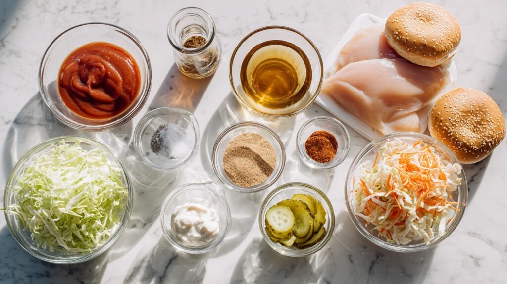 Easy BBQ Chicken Sandwich 1