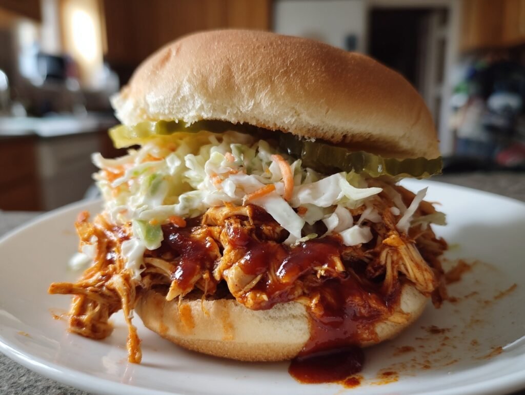 Easy BBQ Chicken Sandwich 3