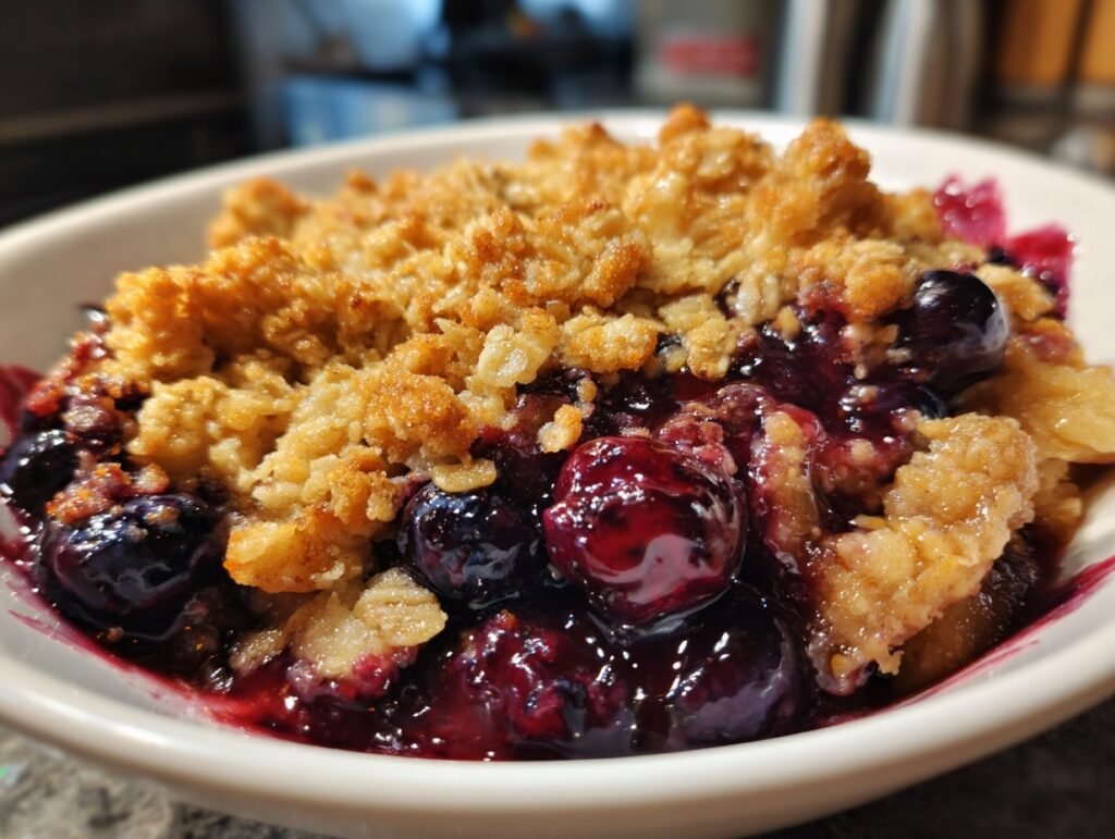 Easy Blueberry Crisp