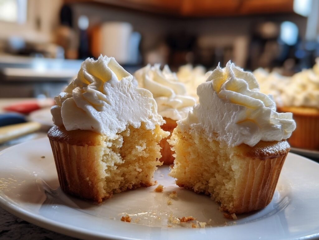 Easy Moist Vanilla Cupcakes