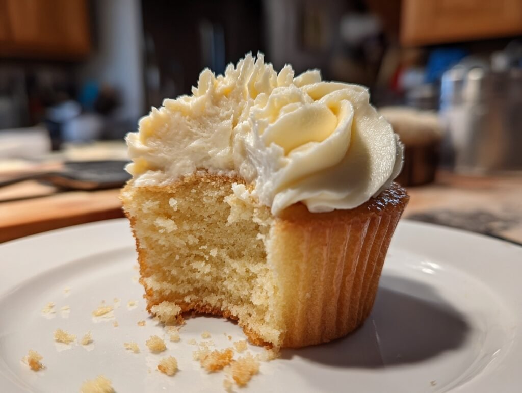 Easy Moist Vanilla Cupcakes 3