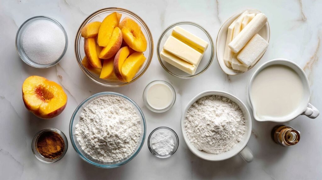 Easy Southern Peach Cobbler 1