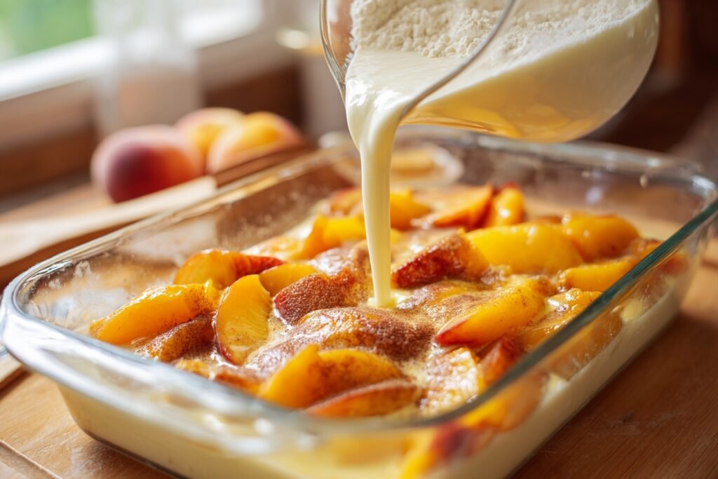 Easy Southern Peach Cobbler 2