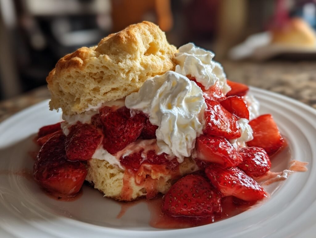 Easy Strawberry Shortcake Recipe for Spring Bliss 3 Easy Strawberry Shortcake 3
