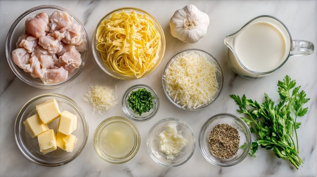 Easy Healthy Chicken Alfredo Pasta 30 Min Dinner 1 Healthy Chicken Alfredo 1