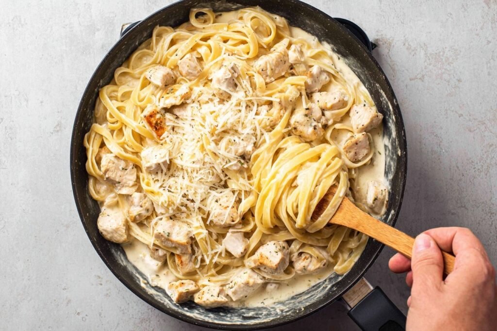 Easy Healthy Chicken Alfredo Pasta 30 Min Dinner 2 Healthy Chicken Alfredo 2