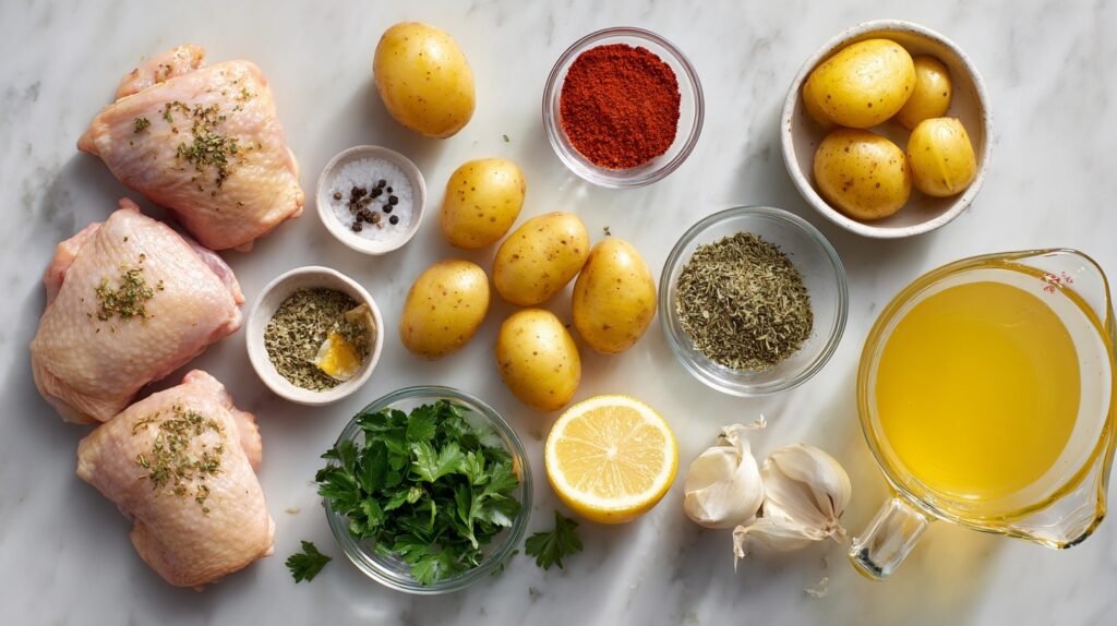 Healthy Italian Chicken Potatoes 1