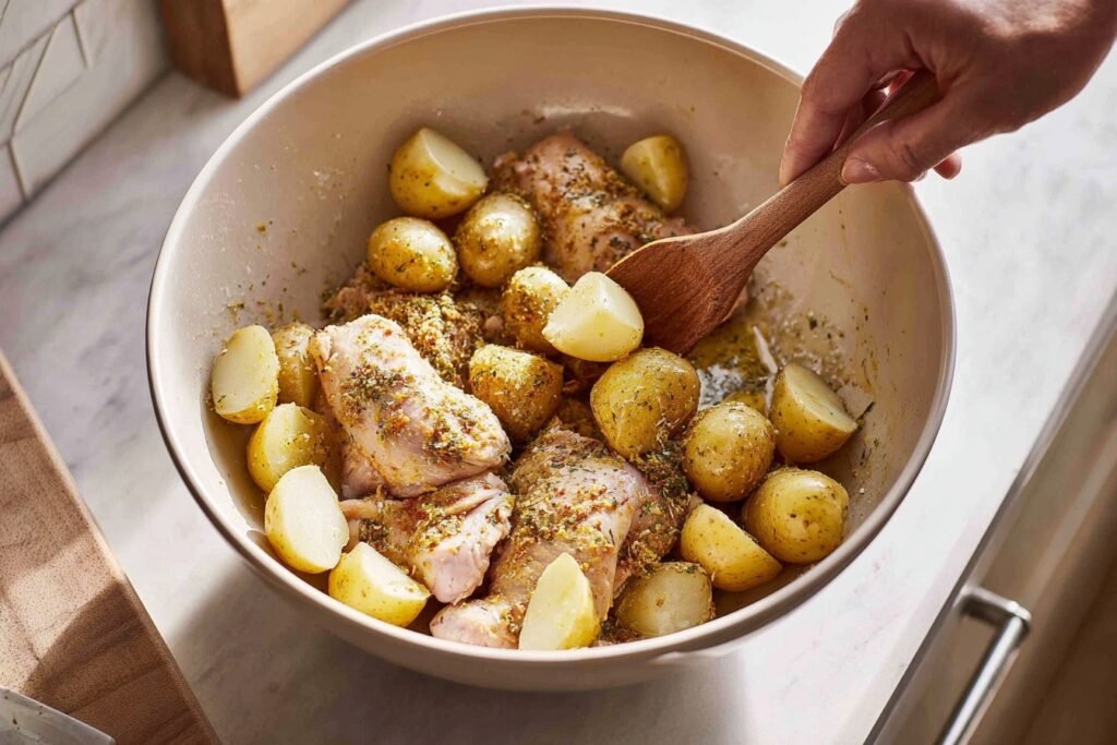 Healthy Italian Chicken Potatoes 2
