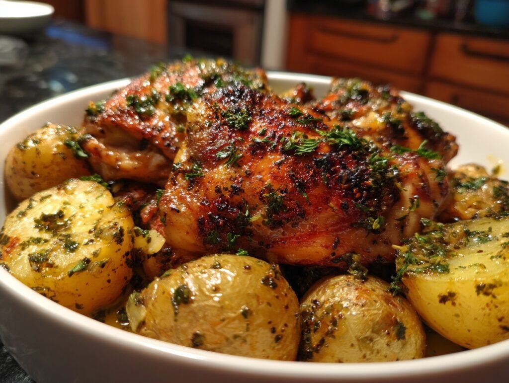 Healthy Italian Chicken Potatoes 3