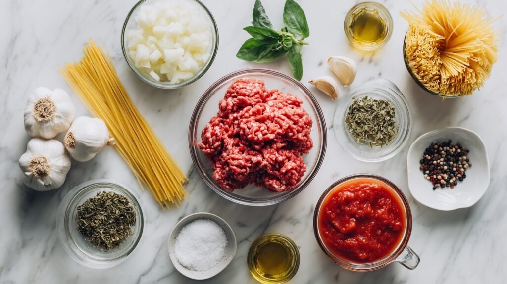 Healthy Spaghetti Bolognese 1