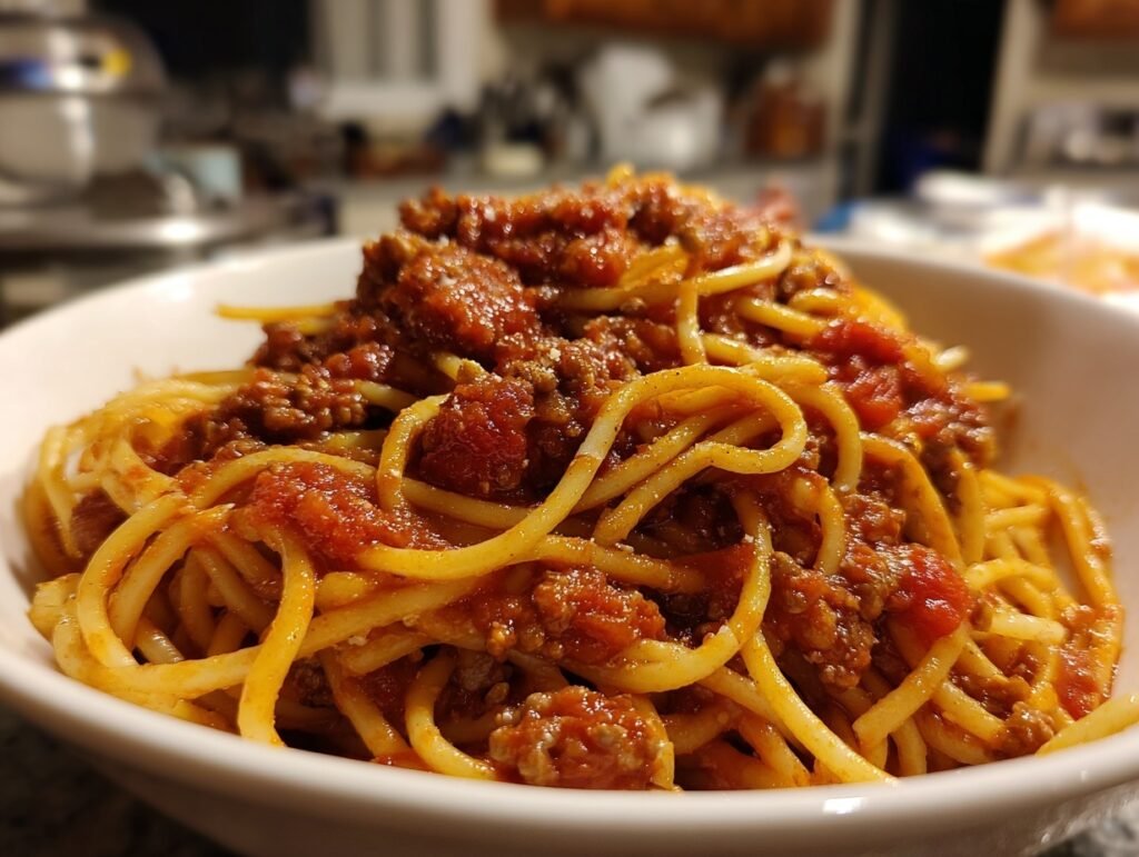 Healthy Spaghetti Bolognese 3