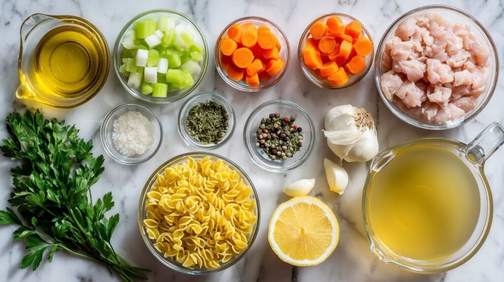 Homemade Chicken Noodle Soup 1