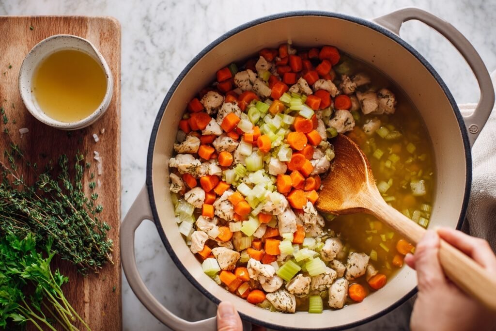 Homemade Chicken Noodle Soup 2