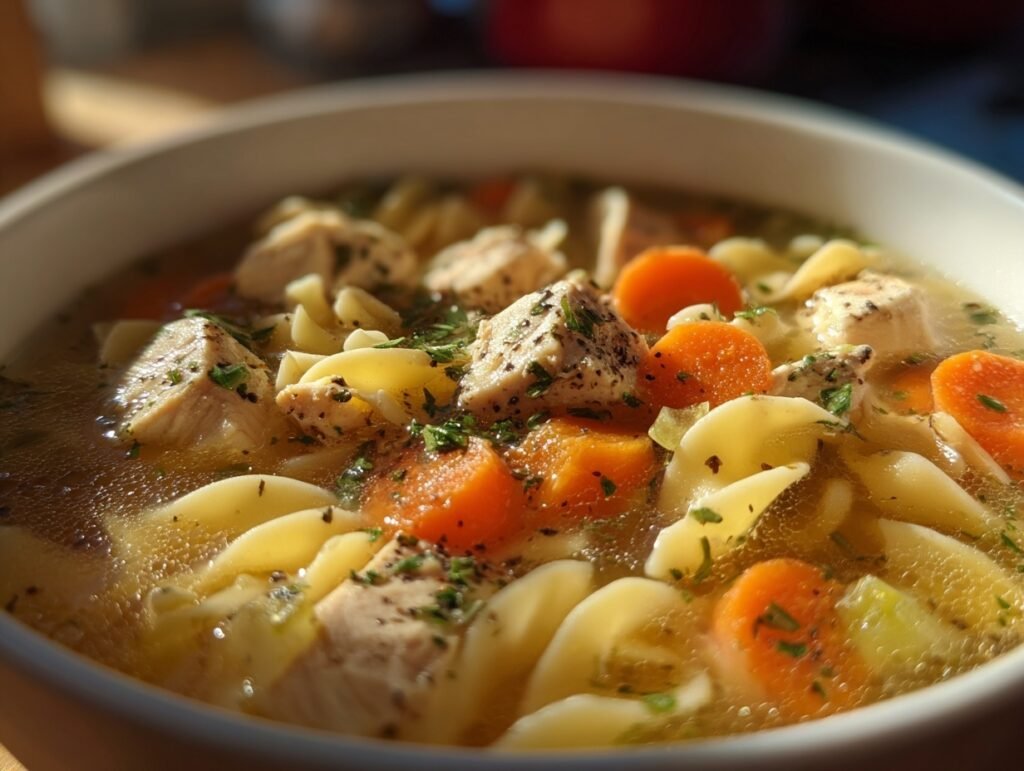 Homemade Chicken Noodle Soup 3