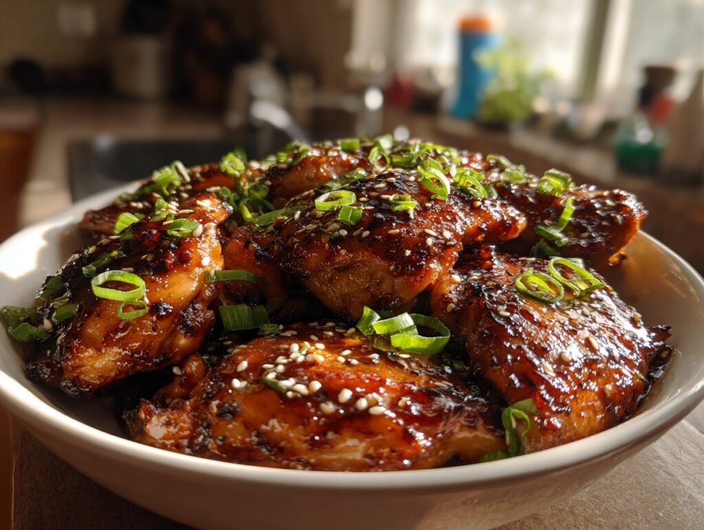Honey Garlic Chicken Thighs