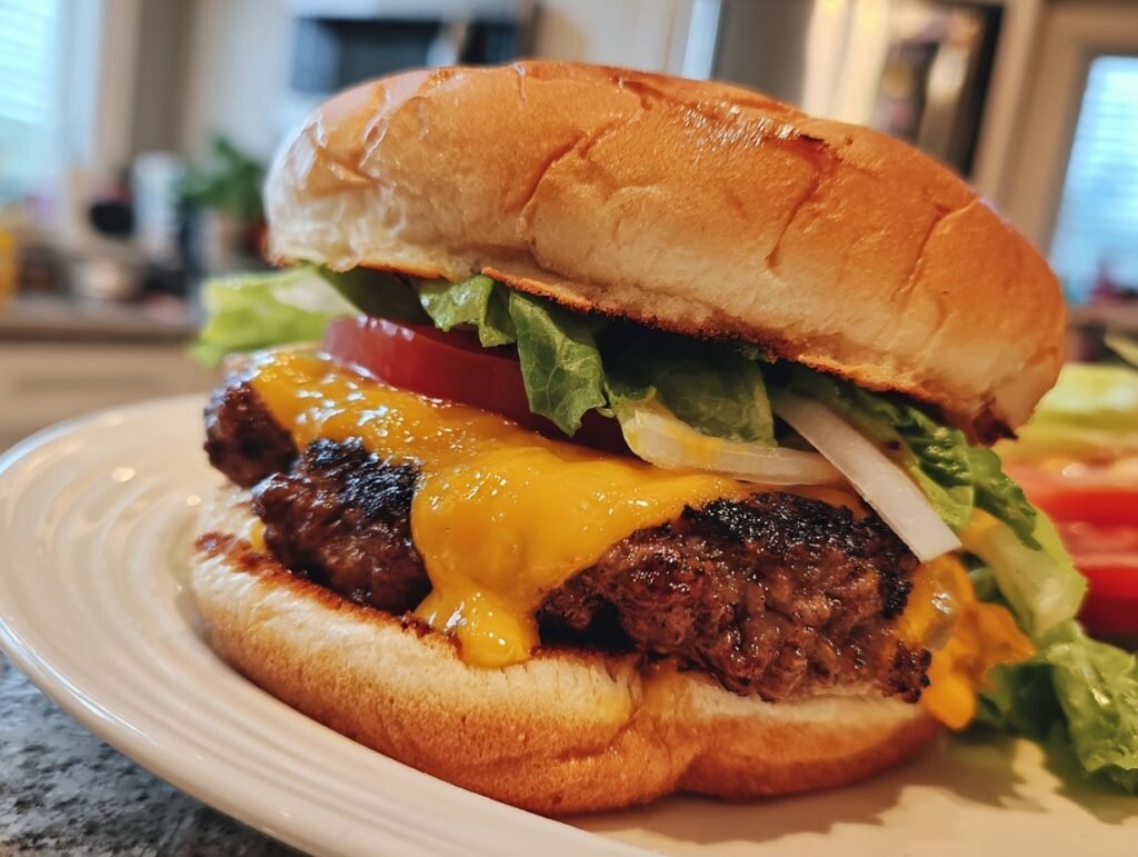 Juicy Beef Burger Recipe