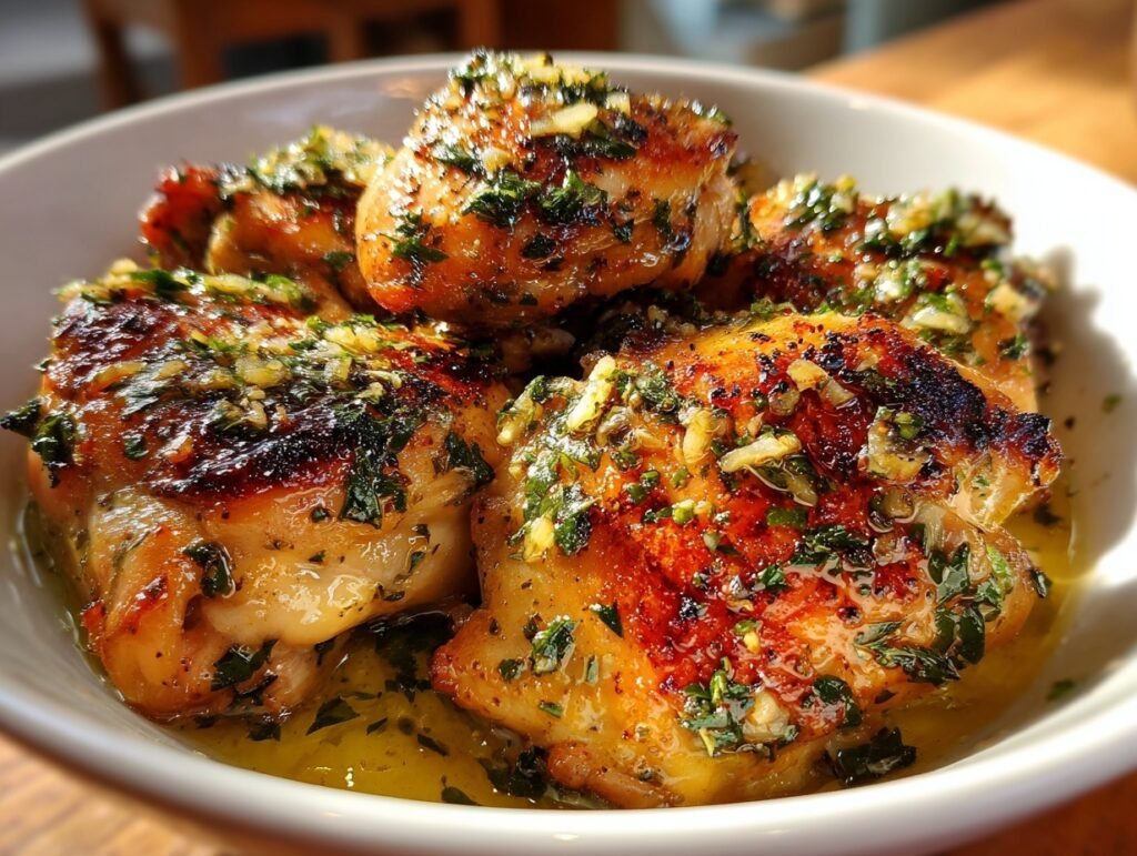 Keto Lemon Garlic Chicken