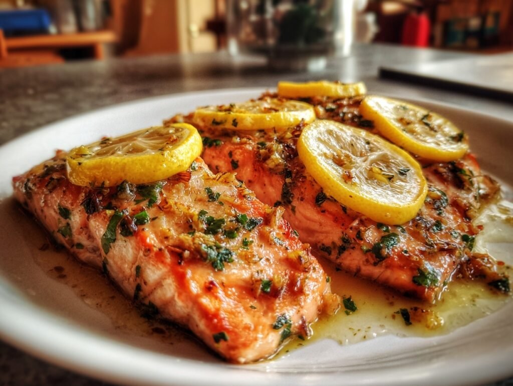 Lemon Garlic Salmon