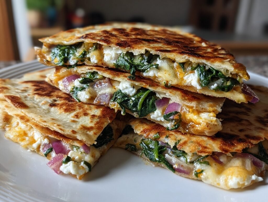 Mediterranean Quesadillas
