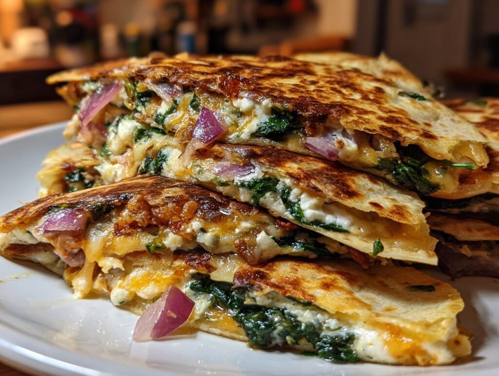 Mediterranean Quesadillas 7