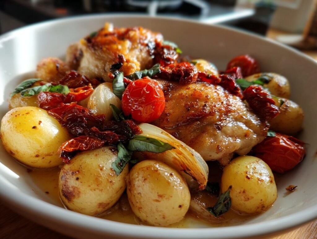 One Pan Tuscan Chicken