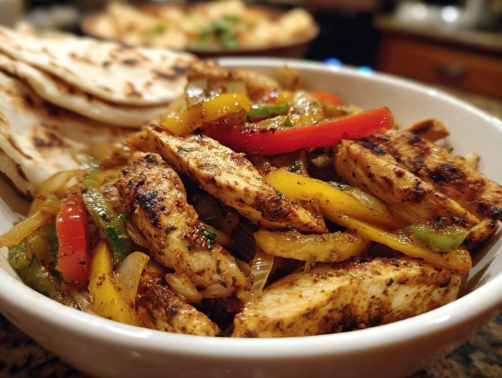 Sheet Pan Chicken Fajitas