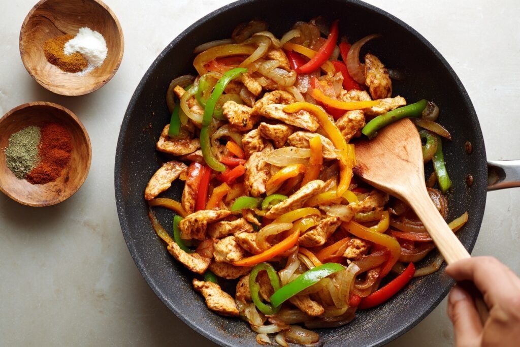 Sheet Pan Chicken Fajitas 2