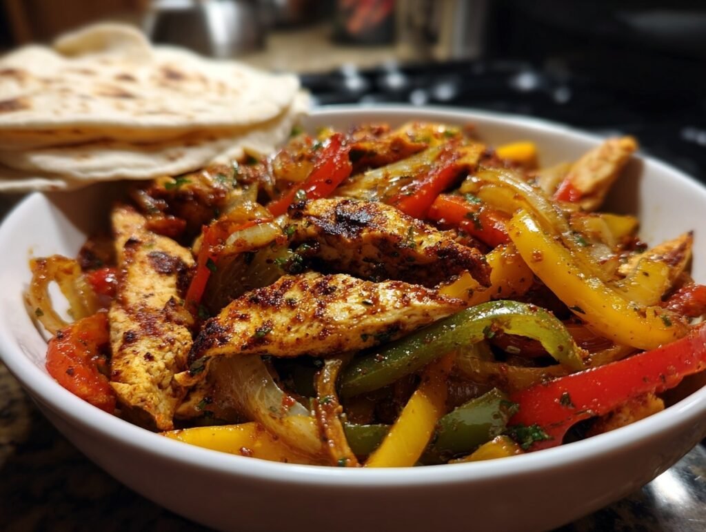 Sheet Pan Chicken Fajitas 3