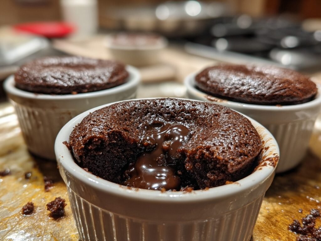 chocolate lava cakes 3