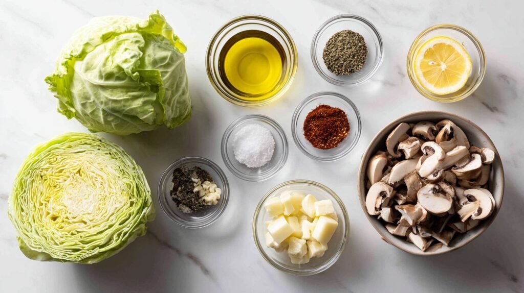 oven roasted garlic cabbage 1