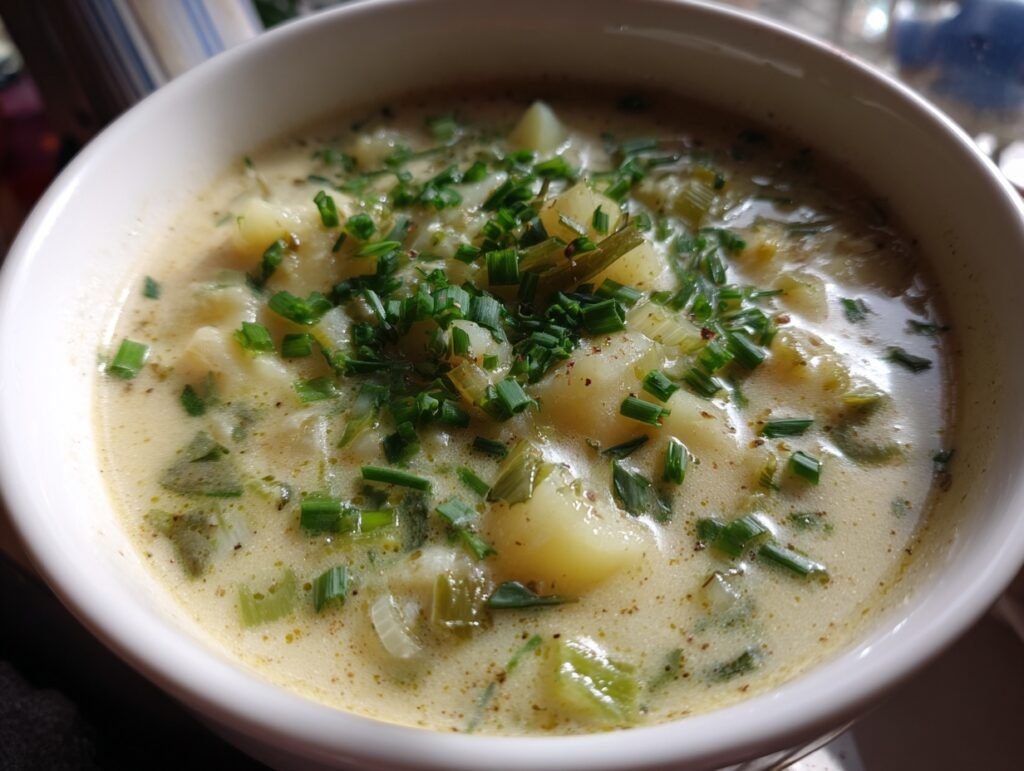 Creamy Potato Leek Soup