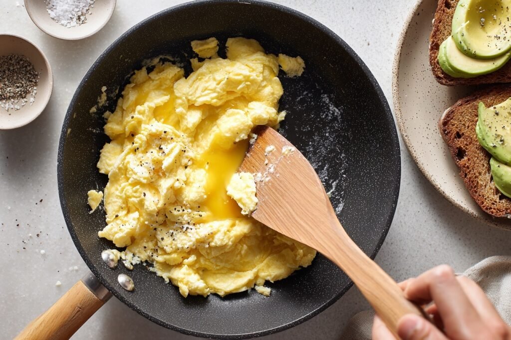 Creamy Scrambled Eggs Avocado 2