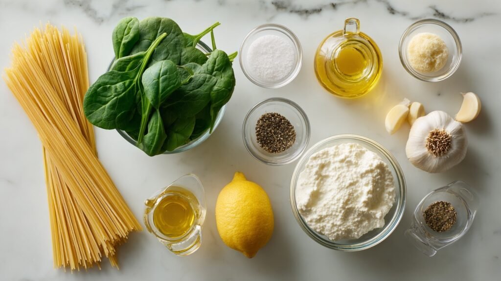 Creamy Spinach Ricotta Pasta 1