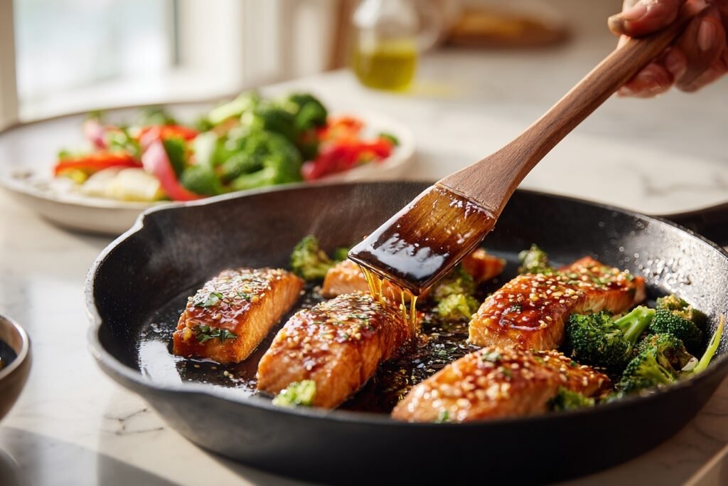 High Protein Salmon Rice Bowls 2