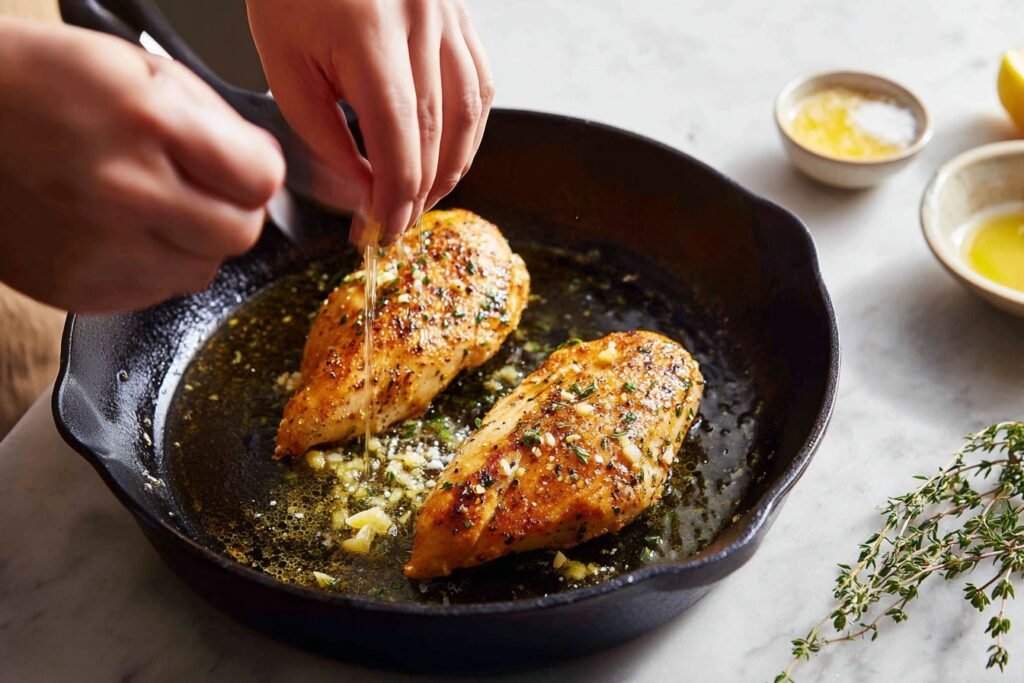 Pan Seared Chicken Breast 2