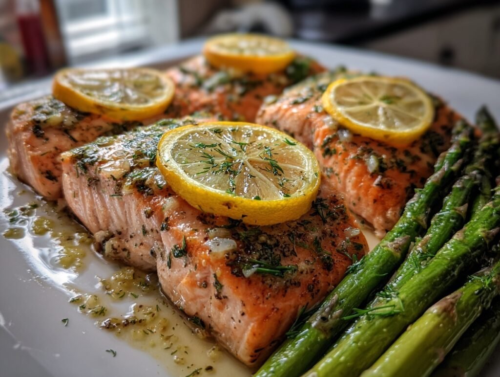 Sheet Pan Lemon Herb Salmon