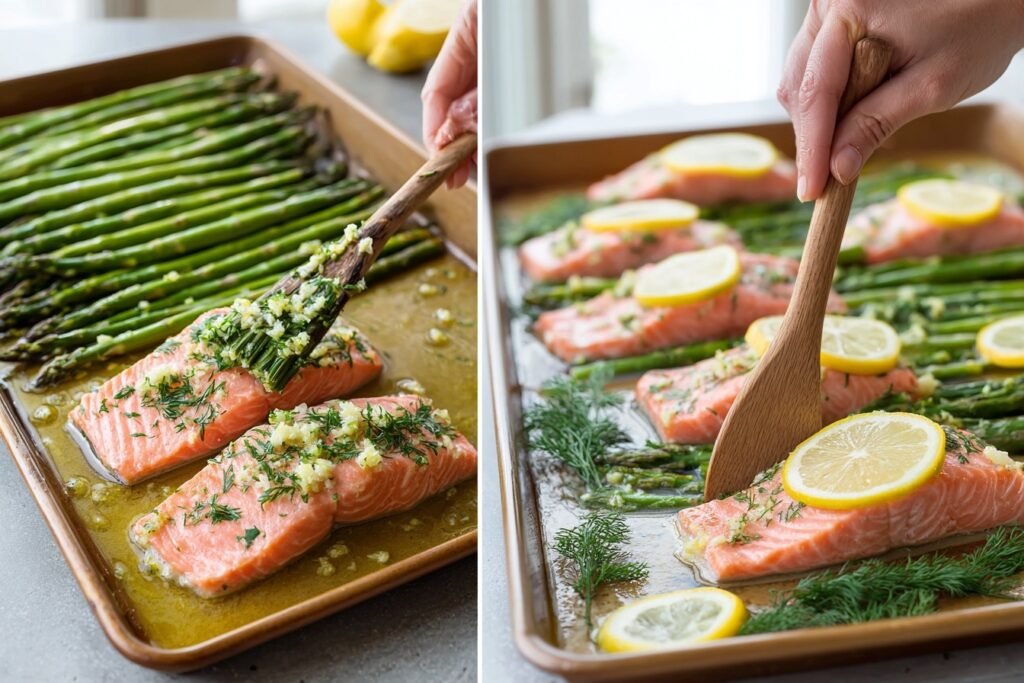 Sheet Pan Lemon Herb Salmon 12
